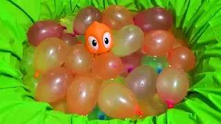 FUN WATER BALLOON POPPING PART 7!!!