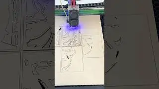 How to Laser Cut a Multi-Layer Joker Art with NEJE Cutter
