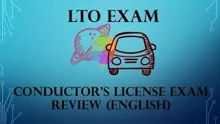 LTO Conductor's License Exam Review (English)