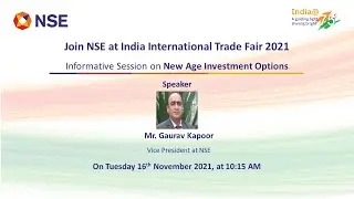 NSE at India International Trade Fair 2021 - 16th November 2021