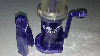 Рукоділля з Nilena Sans. машинка для в'язання шнура embellish knit machine