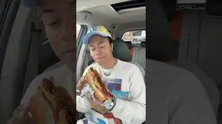Trying a Five Guys Meat Rocket