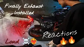 Acrapovic exhaust Installed in my KTM DUKE 390 gen 3 ✨🚀 City Reactions on Loud Exhaust | Must Watch💯