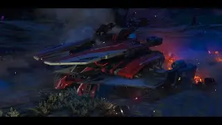 No Man's Sky Sentinel: Red and White F1 Racer