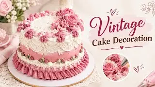 Vintage Cake Decoration tutorial 