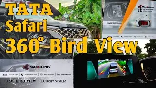 TATA Safari 360&deg; Bird view camera installation #birdview #360camera #tatasafari