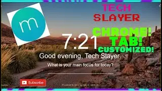 Get a Customized chrome tab for FREE! Momentum dashboard for chrome.