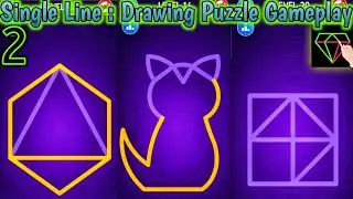 Single Line : Drawing Puzzle Android gameplay || Level 11-20 ||  Video No. 2