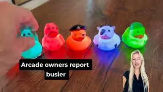 New! Designer Light Up Rubber Ducks and Light up Rubber Duck Display Boards