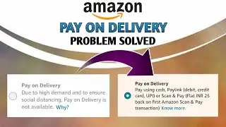 Amazon Pay on Delivery (POD) Not Available | How to payment cash on delivery on amazon | Fix Problem