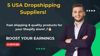 Top 5 USA Dropshipping Suppliers! Fast shipping & quality products for your Shopify store! 🚀💰