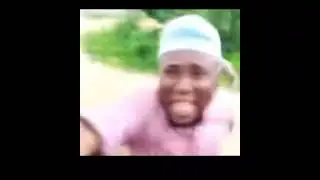 african guy running away from tribe member meme