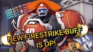 Reinhardt's New FIRESTRIKE BUFF is INSANE! in Overwatch 2!