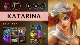Katarina Top vs Olaf: Triple Kill, Legendary - EUW Challenger Patch 14.16