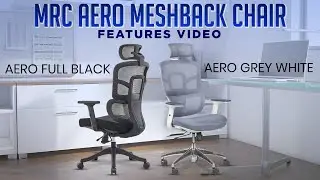MRC Aero Cushion Meshback Ergonomic Office Chair Features Video l MRC Executive Chairs