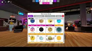 Playing The lanes Bowling Roblox