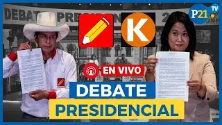 🔴 #ENVIVO Debate Presidencial: Keiko Fujimori y Pedro Castillo desde Arequipa