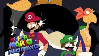 Super Mario 64 Multiplayer | King Bob-omb, Whomp e a corrida do Koopa