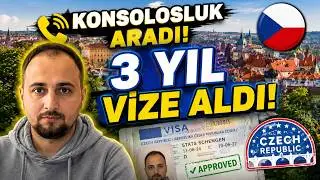 Konsolosluk Sordu, O Dürüstçe Cevapladı… Sonuç: 3 Yıllık Schengen Vizesi!📞🇨🇿