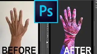 How To Create Magic Hand Effect In 60 Seconds. #Photoshop Tutorial #Shorts