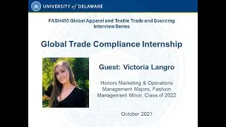 Global Trade Compliance Internship by Victoria Langro