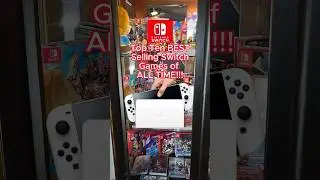 Top Ten BEST Selling Switch Games of ALL TIME!!! #nintendoswitch #top10 #nintendogames