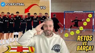 ME ENFRENTÉ A LOS JUGADORES DEL BARÇA DE FUTSAL 😳⚽ | Vlog🎥