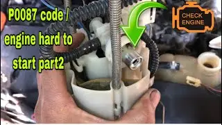 HOW TO FiX CODE P0087 FUEL RAIL PRESSURE TOO LOW (part 2) INFINITI Q60 
