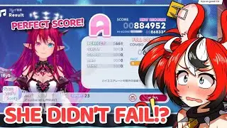 Bae is amazed by IRyS perfect game in the new hololive rythm game!