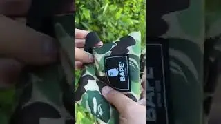 BAPE camo tote #fashion #streetwear #streetstyle #unboxing #bape #abathingape #totebag