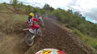 HELMET CAM: Joey Peters - DEP Pipes 2 Stroke Shootout / Sleepy Hollow (MXPTV)
