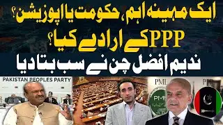 Government or Opposition - What Will PPP Do? | Nadeem Afzal Chan Tells Inside Plan | ARY News