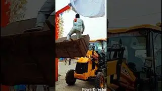 JCB 3dx machine extra stunt video #shorts ❤️