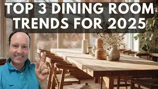 TOP 3 DINING ROOM TRENDS FOR 2025 | Aussie Tobes Talks Style