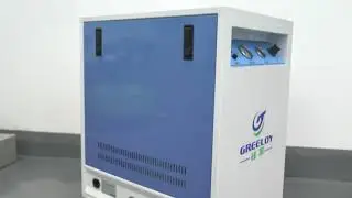 Greeloy&reg; GA-81X Dental Oilless Air Compressor With Silent Cabinet