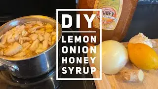 DIY Lemon Onion Honey Syrup for cough and cold | Herbalism | Home Remedies | Earthseed Detroit
