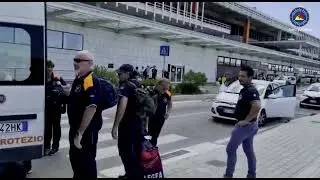 Cambio turno in seno alla Colonna Mobile Regionale del Piemonte di stanza a Torrenova (ME)