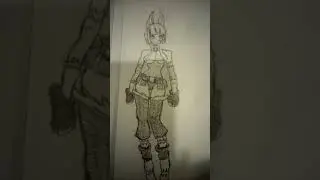 drawing my baby Ms Fortune from skullgirls💖 ||#drawing #sketch #skullgirls #msfortune