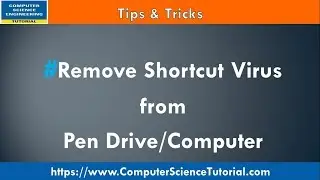 Remove shortcut virus from pendrive
