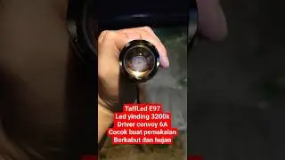 TaffLed E97 Led yinding 3200k lebih kontras cocok untuk area berkabut dan hujan