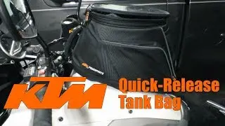 Установка быстросъемной сумки на бак KTM | Назад в гараж