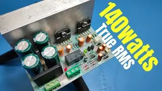 LM3886 POWER AMPLIFIER. Full build with PCB Design.