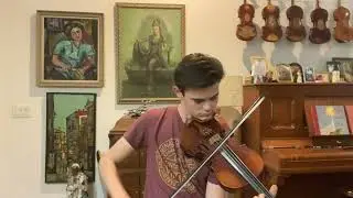 Ian Lane Gets the TONE with His New Fiddle!  #1261 Old Re-voiced Saxon Violin.