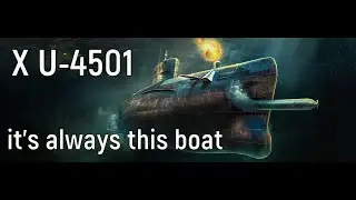 World of Warships - U-4501 Replay , it's always this boat