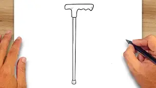 How to draw Walking Stick - Walking Stick Drawing Ideas