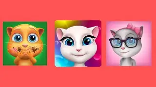 My talking cat tommy my talking angela talking cat lily 2