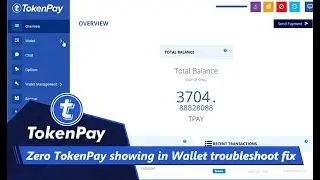 TokenPay l Zero TokenPay showing in Wallet troubleshoot fix