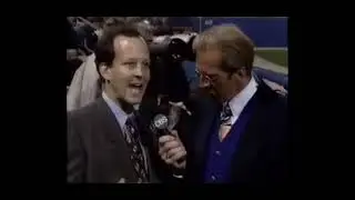 1993. News of Michael Jordan's retirement from the Chicago Bulls hits during  NLDS game 1.