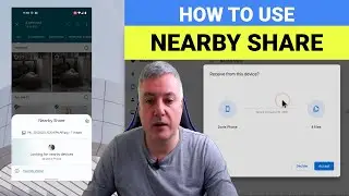 Nearby Share &mdash; простая передача файлов с телефона Android на Chromebook