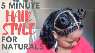 5 MINUTE HAIRSTYLE FOR NATURALS | CURLTURE